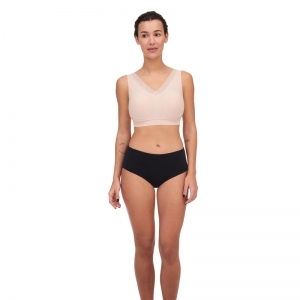 essential period panty 011 ZWART