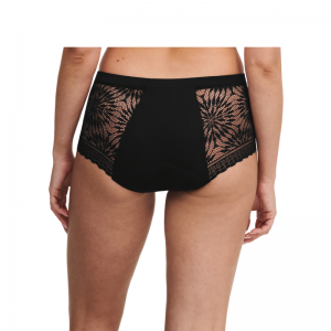 Period Panty extra lace 011 ZWART