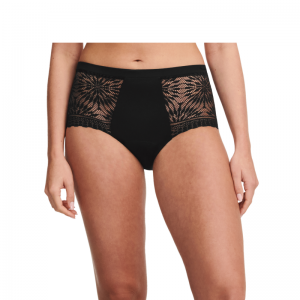 Period Panty extra lace 011 ZWART