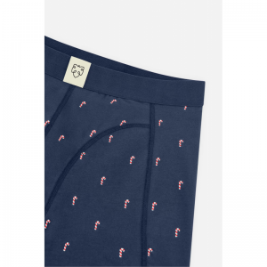 navy cane blauw